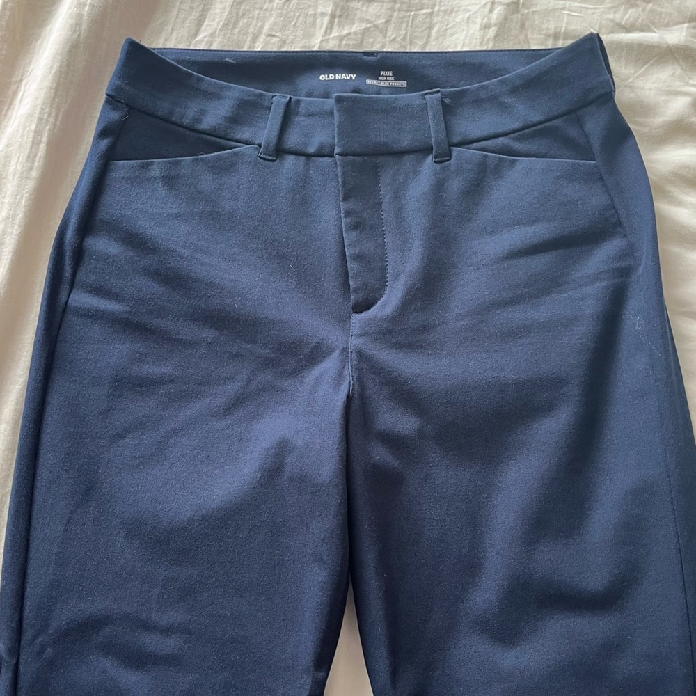 Old Navy Pixie Slim Navy Pant